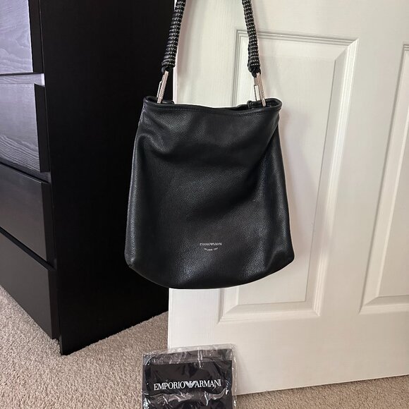 Emporio ArmaniWomen's Black Shoulder Bag in Great Shape!!